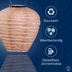 LUMIZ Solar Lampion Mosaic Balloon - 20 Cm - Roze -Leenbakker Winkel c1ff9b99c528473caa847ff633270439