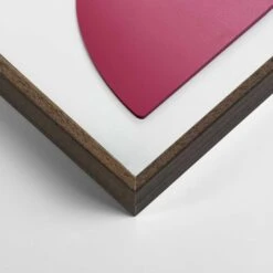 Schilderij 3D Art Halve Cirkels In Burgundy - 70x50cm - Rood -Leenbakker Winkel c2c8718eaee9410d81e8400ebb90e305