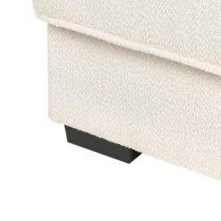 RENDERS - Ottomaan - Gebroken Wit - Bouclé -Leenbakker Winkel c32249ef929c457086e5c94258036e93