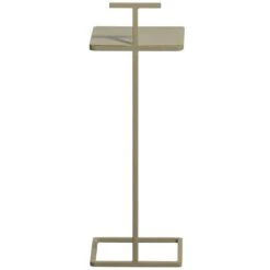 WOOOD Toste Bijzettafel - Metaal - Donker Zand - 64x22x22 -Leenbakker Winkel c36a9b446fb346649e480708f03e414a