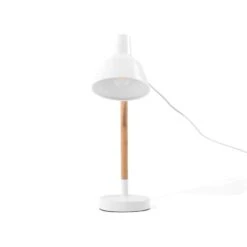 Beliani Bureaulamp ALDAN - Wit Metaal -Leenbakker Winkel c40fd7489cf94fd984af245c09a15fd0