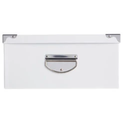 5Five Opbergdoos/box - Wit - L40 X B26.5 X H14 Cm - Karton -Leenbakker Winkel c68ffb793f334c9bb5f19ced5cc56d9d