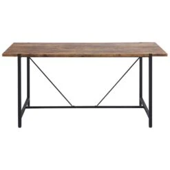 Beliani Eettafel SARITAS - Donkere Houtkleur Mdf -Leenbakker Winkel c6d7b564e01e4b11b86a3f9c75f669ea