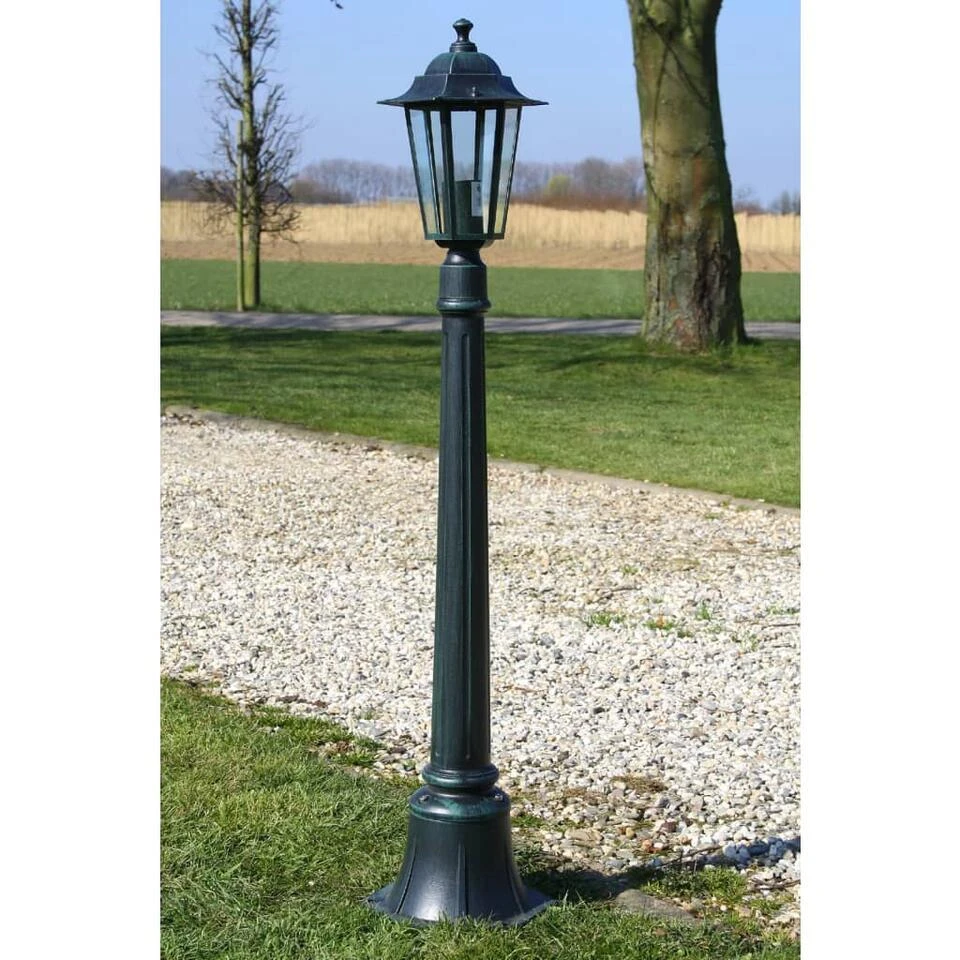 VidaXL - Tuinlamp - Groen - Aluminium 2 VidaXL - Tuinlamp - Groen - Aluminium - Afbeelding 2
