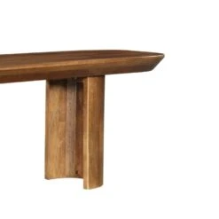 StarFurn Eetkamerbank Walnoot Mangohout - 220x38x45cm - Maré -Leenbakker Winkel c90abe04c1e24658ab4df18f6e089837