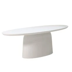 Tuintafel Ovaal - Wit Betonlook - 300x110x74cm - Myrna -Leenbakker Winkel ca6129494c3946f995b673d91291734b 1