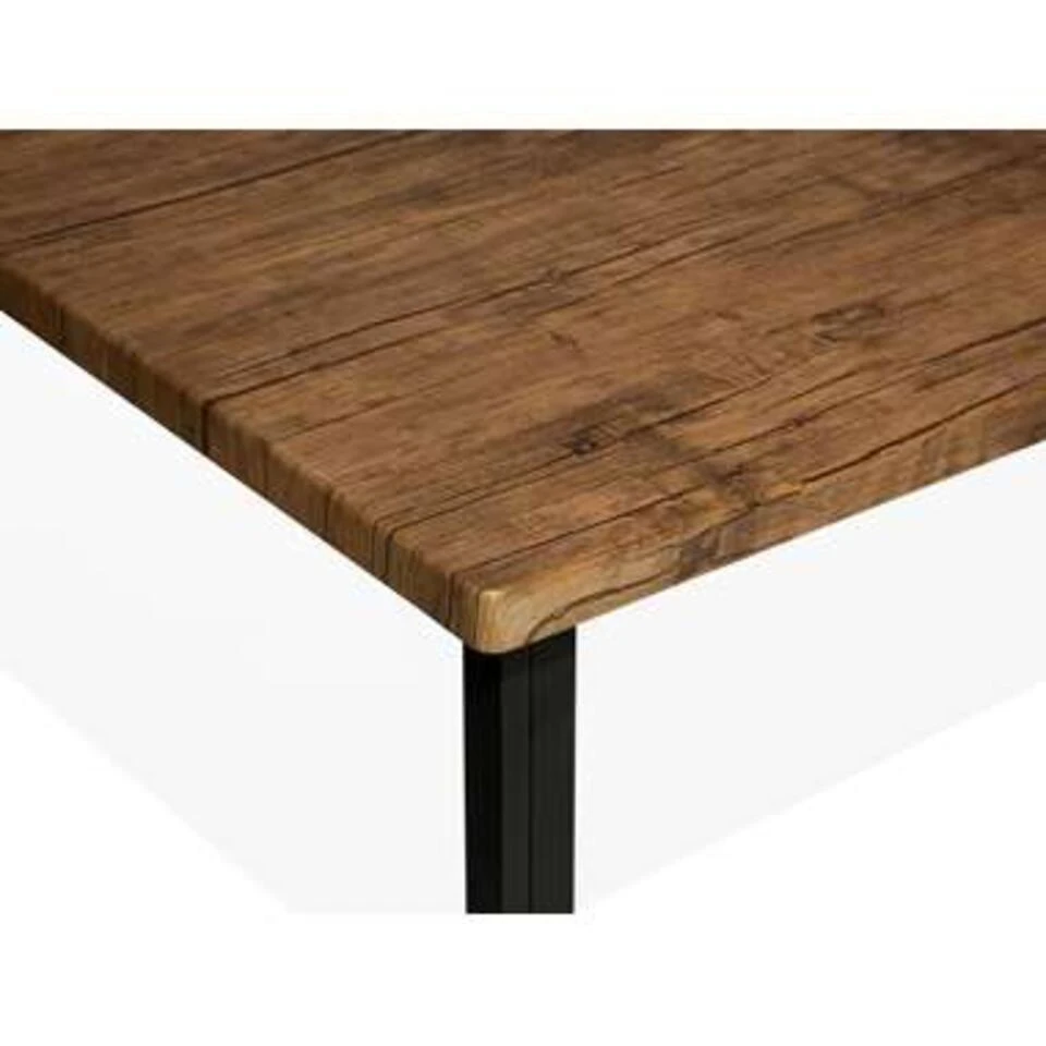 Beliani Eetkamerset LAREDO - Zwart Mdf 4 Beliani Eetkamerset LAREDO - Zwart Mdf - Afbeelding 4