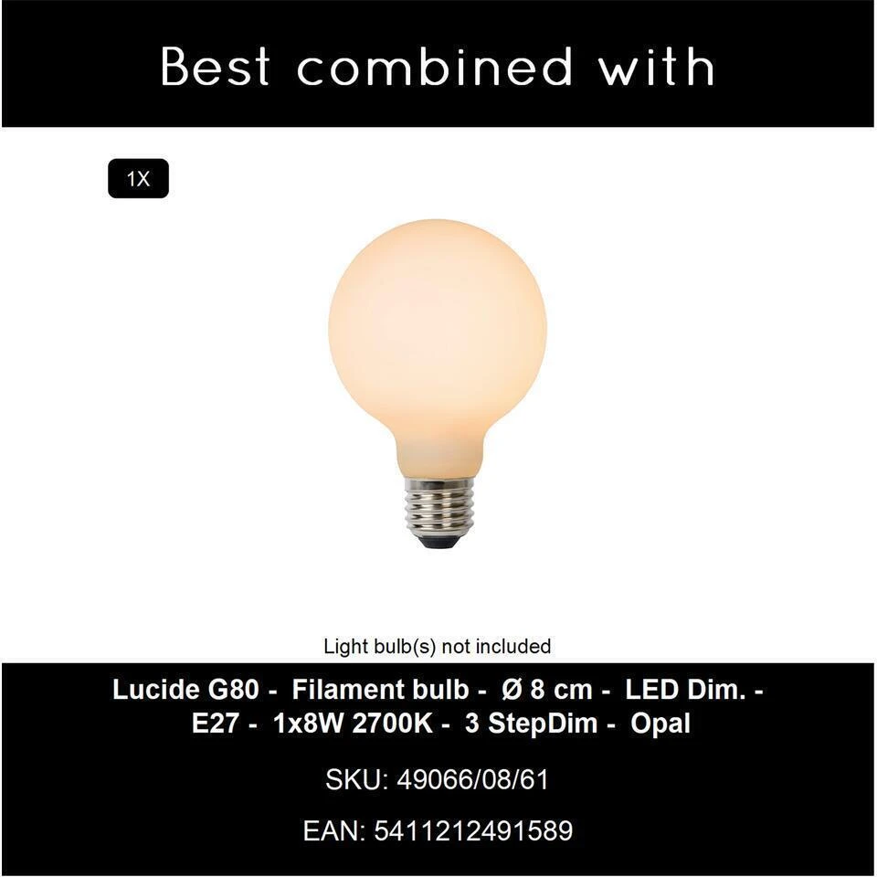 Lucide DOREDOS Tafellamp - Beige 7 Lucide DOREDOS Tafellamp - Beige - Afbeelding 7