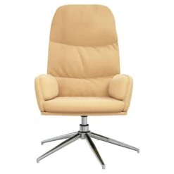 VidaXL Relaxstoel Kunstsuède Crèmewit -Leenbakker Winkel cb15f7ded0f244de8aa800eec4978124