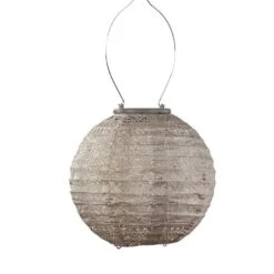 LUMIZ Solar Lampion Spectare Rond - 20 Cm - Licht Taupe -Leenbakker Winkel cb5ea975afc24880a1c08ef15b14823e