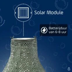 LUMIZ Solar Lampion Topaze Bulb - 16 Cm - Sage Groen -Leenbakker Winkel cb76713e88fc4699ba63e514607667a9