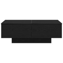 VidaXL - Rechthoekige Salontafel Met 4 Lades - Zwart Eiken - Hout - 90x60 Cm -Leenbakker Winkel cbe6126dcf4b46049db7abde3eedddf8