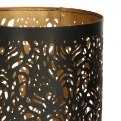 Merkloos Windlichten Set - 2x - Zwart/goud - 10/15 Cm - Theelichthouder -Leenbakker Winkel cbfd785ca6a24b718d3c486b48ee348b