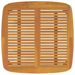 VidaXL - Tuintafel - Bruin - Massief Acaciahout - 110 X 110 X 75 Cm -Leenbakker Winkel cc751fa7e86e45789fbe47988d59208c