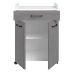 Keukenkastje Maleficent Met Wieltjes - 2 Deuren & 1 Lade - Beton -Leenbakker Winkel ccab86eb94d7441ea493aa039a658453