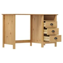 VidaXL - Bureau - Bruin - Grenenhout - 120 X 50 X 74 Cm -Leenbakker Winkel cd1e8a775a2a4678865f428ee8430496