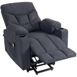 CLP Fauteuil Andover Zwart Frame - Stof - Donkergrijs -Leenbakker Winkel ce51214f42324927b96e8424c1a6dade