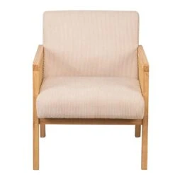 Salonstoel Met Rieten Bekleding En Beige Fluweel -Leenbakker Winkel ce7ce6d53c554c46bbfb0cec77258510