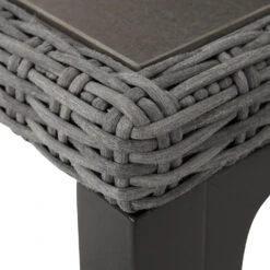 Tectake Wicker Bartafel Kutina 96x65x100cm, Grijs -Leenbakker Winkel cfa2157c0fc443e291d73a68d9a7b15f