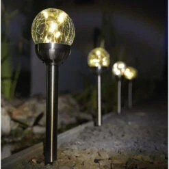 Luxform Solar Tuinlamp - 1x - RVS - LED Softtone Effect -Leenbakker Winkel d00cea753d17465bb77404a55e3abf2c