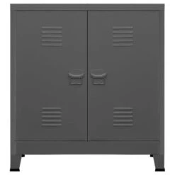 VidaXL Opbergkast Industrieel 90x40x100 Cm Staal Antracietkleurig -Leenbakker Winkel d0a13abcb60940c1a680d053fd87add4