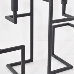 LOFT42 Hook Kandelaar - 4 Kaarsen - Metaal - Mat Zwart - 65x20x15 -Leenbakker Winkel d0a8da3fd66244bdb6c29a05dd8831a8