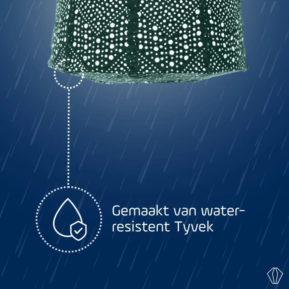 LUMIZ Solar Lampion Verso Lamp - 20 Cm - Groen 6 LUMIZ Solar Lampion Verso Lamp - 20 Cm - Groen - Afbeelding 6