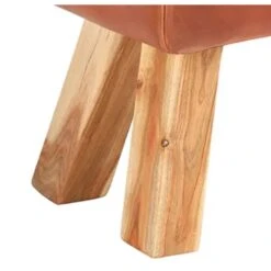 VidaXL - Bankje - Bruin - Leer -Leenbakker Winkel d40b9fd1d74342e89323893633b92d6b