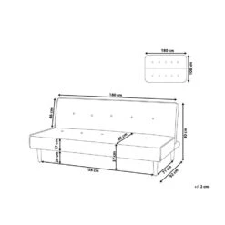 VISBY - Slaapbank 3-zits - Goudbruin - Polyester -Leenbakker Winkel d440245def064e2ea43c32a11dd6daa3