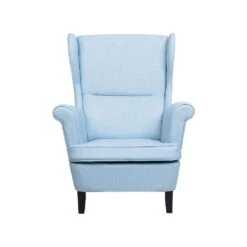 Beliani Oorfauteuil ABSON - Blauw Polyester 7 Beliani Oorfauteuil ABSON - Blauw Polyester -Leenbakker Winkel d54bfbe14251420090d6573460325511