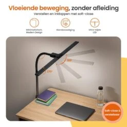 Goliving Bureaulamp Met Klem - 78 CM - LED Dimbaar - Touch Bediening 13 Goliving Bureaulamp Met Klem - 78 CM - LED Dimbaar - Touch Bediening -Leenbakker Winkel d591f08a4b6e4b30b01104fced7240b6