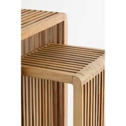 Mica Decorations Yonker Plantentafel - Set Van 2 - Bruin -Leenbakker Winkel d603eac014e74e25a586cb35b8c1a701