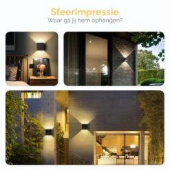 Goliving Lamp – Wandlamp - Buitenlamp - Waterdichte LED-verlichting -Leenbakker Winkel d75c002617d6462daa49c43bd3bd549d