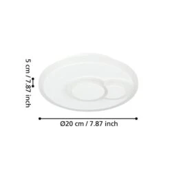 EGLO Cadegal Plafonnière - LED - Ø 11 Cm - Wit -Leenbakker Winkel d7a89129b72e4edfacf9d4423b94f4a2