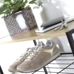 CALICOSY - Schoenenrek - Licht Hout - 83x63x30 Cm -Leenbakker Winkel d82891ed9bb748a68c78fcbda766e171