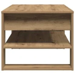 VidaXL - Rechthoekige Salontafel Met Plank - Artisanaal Eiken - Hout - 102x55 Cm -Leenbakker Winkel d922604d4c7c4ad4aef7b64298bf5a04