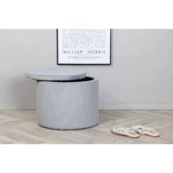 Svea - Blaze Poef - Rib - Grijs -Leenbakker Winkel da2da7ee3c98481eb9b44526d5e20530