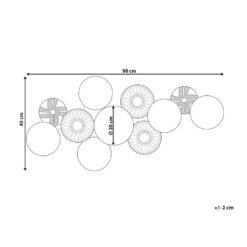 THALLIUM - Wanddecoratie - Goud - Ijzer -Leenbakker Winkel da38fdd2abe049e9b4e182cbcdfaaee0