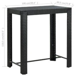 VidaXL - Tuinset - Zwart - Poly Rattan 16 VidaXL - Tuinset - Zwart - Poly Rattan -Leenbakker Winkel daa928b022c94f0b826679aaf8c5590b