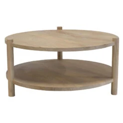 Salontafel Naturel Mangohout - 90x90x40cm - Jesse -Leenbakker Winkel dac3992860624bef9ca7884c1b4f6fce