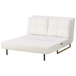 JERSLEV - 2-zits Slaapbank - Off-white - Bouclé -Leenbakker Winkel dbca0e3a2d694a308d4bba55e3fe37ee