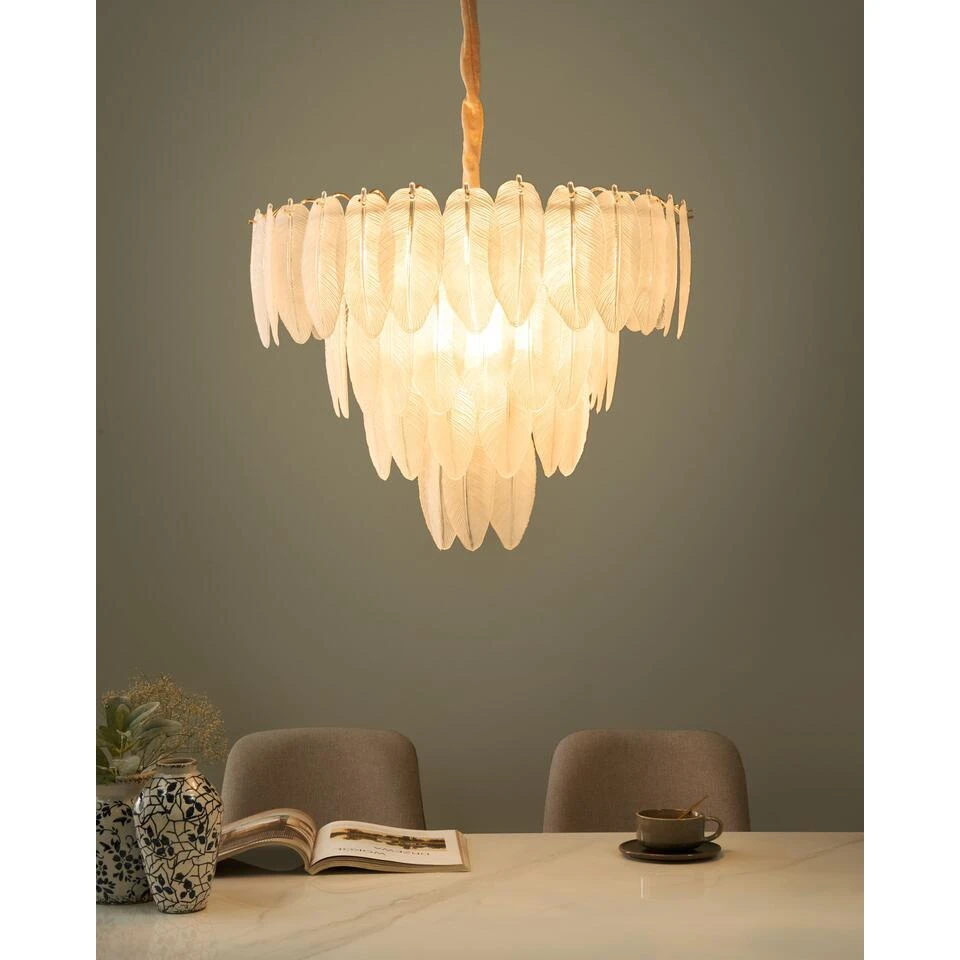 MAHAICA - Kroonluchter - Messing/Transparant - Glas 2 MAHAICA - Kroonluchter - Messing/Transparant - Glas - Afbeelding 2