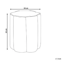 TAPPEN - Poef - Taupe - Fluweel -Leenbakker Winkel e0ee9bfc4ee444f9946f4d97f8336db1