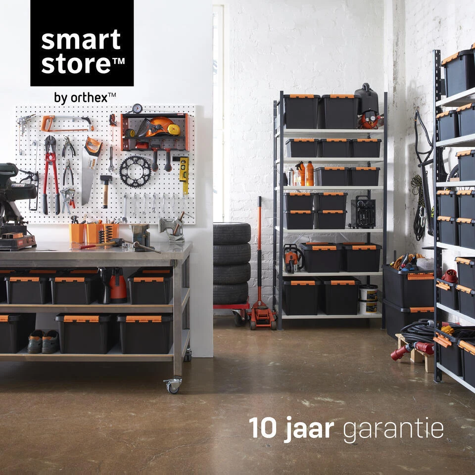 SmartStore Stevige Opbergbox 50L Set Van 2 - 59x39x34cm 6 SmartStore Stevige Opbergbox 50L Set Van 2 - 59x39x34cm - Afbeelding 6