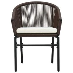 VidaXL Tuinstoelen 2 St PE-rattan Bruin -Leenbakker Winkel e36883c2a11f4b89bafa19fdaa9438d3