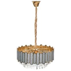 AGUARICO - Kroonluchter - Messing/Transparant - Glas 17 AGUARICO - Kroonluchter - Messing/Transparant - Glas -Leenbakker Winkel e46c87abf34341c7998151129beba06b