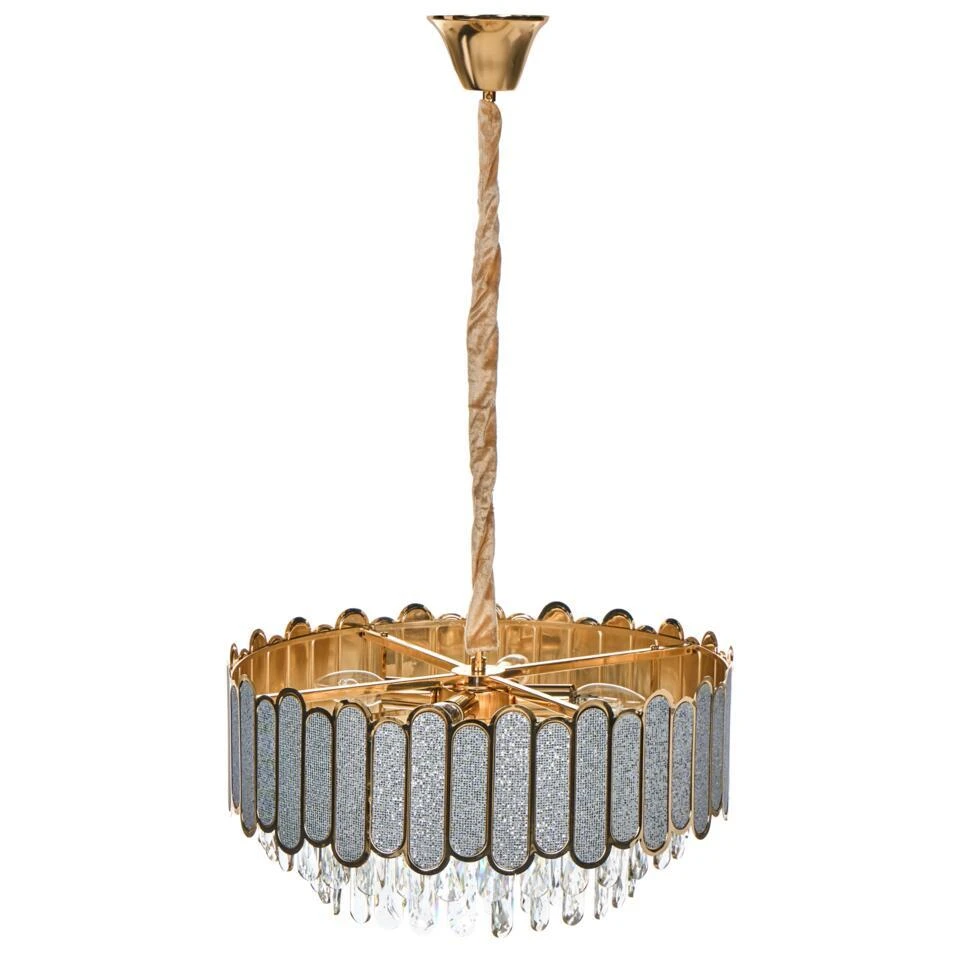 AGUARICO - Kroonluchter - Messing/Transparant - Glas 7 AGUARICO - Kroonluchter - Messing/Transparant - Glas - Afbeelding 7