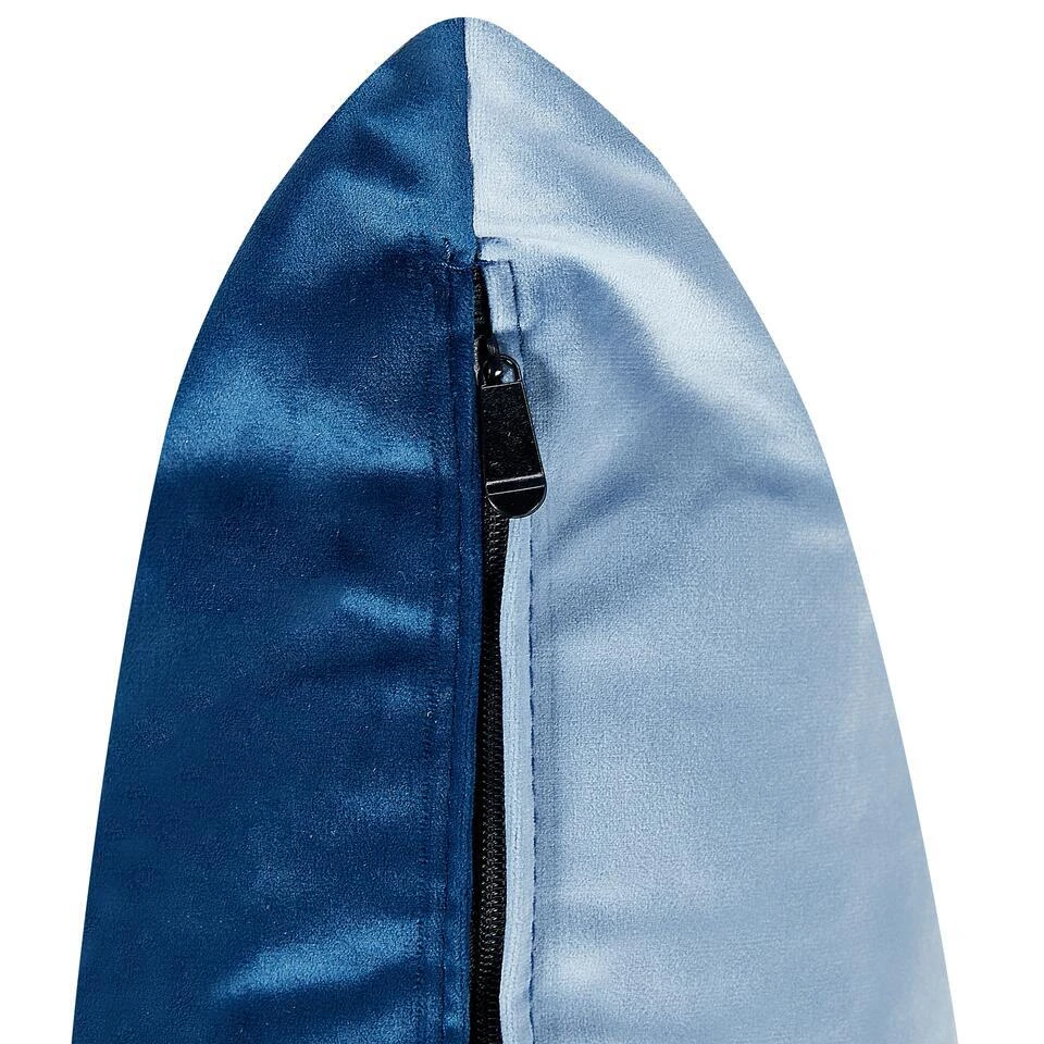 GONESSE - Chaise Longue - Blauw - Fluweel 9 GONESSE - Chaise Longue - Blauw - Fluweel - Afbeelding 9