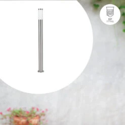 EGLO Helsinki Sokkellamp - Staande Lamp - - E27 - 7.5 Cm - RVS -Leenbakker Winkel e73c544a09cd47ce835f90eefbbe19d0