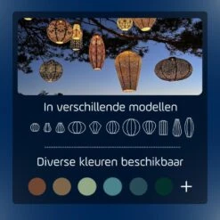 LUMIZ Solar Lampion Topaze Cylinder - 18 Cm - Grijs Blauw -Leenbakker Winkel e83337e088d34db69f70fdd888486451 7